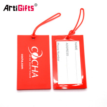 Personalized Luggage Tag Maker Wholesale Custom Logo Cheap Bulk Travel Airplane Soft Pvc Luggage Tag